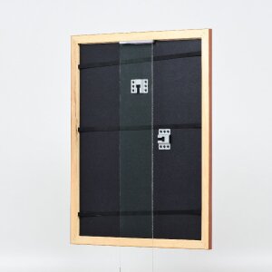 Effect dřevěný rámeček na obraz s profilovým lemem 43 hnědý