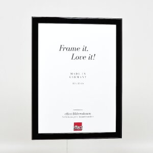 Effect Dřevěný rámeček na obraz Profil 43, černý lesklý 30x45 cm