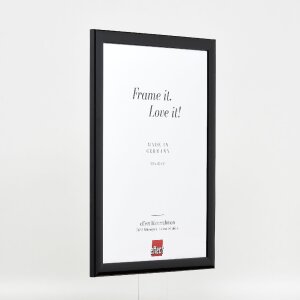 Effect Dřevěný rámeček na obraz Profil 43, černý lesklý 30x45 cm