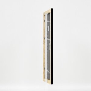 Effect Dřevěný rámeček na obraz Profil 43, černý lesklý 30x45 cm