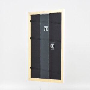 Effect Dřevěný obrazový rám Profil 43 bílý lesklý 30x45 cm