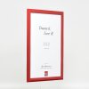 Effect Dřevěný rámeček na obraz Profil 43 červený lesklý 35x50 cm