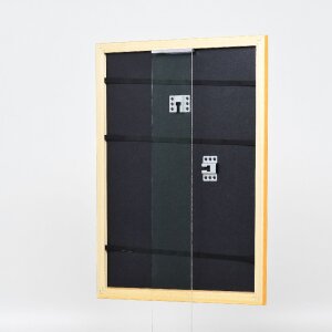 effect Dřevěný obrazový rám Profil 43 medový umělý sklo