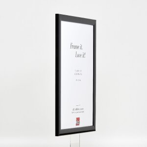 effect Dřevěný obrazový rám Profil 43 černý lesklý 40x50 cm