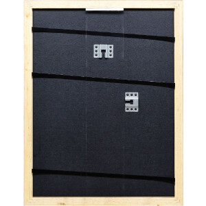 Effect Dřevěný rámeček na obrazy Profil 43 stříbrný 50x70 cm umělé sklo