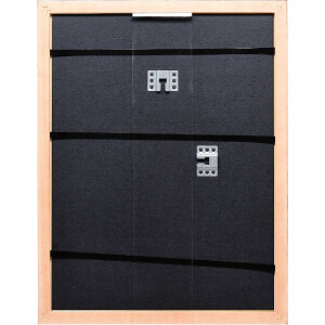 effect Rám na obraz z dřeva Profil 43 červený s umělým sklíčkem