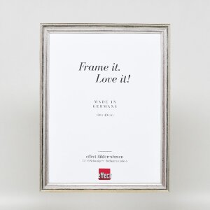 Effect Dřevěný obrazový rám Profil 44 stříbrný 45x80 cm s bruchsichrým umělým sklem