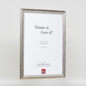 Effect Dřevěný obrazový rám Profil 44 stříbrný 45x80 cm s bruchsichrým umělým sklem