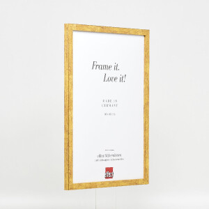 Effect dřevěný rámeček profil 51 antik zlatý 25x70 cm acryl