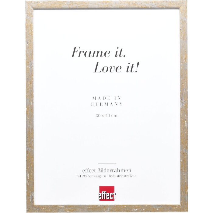 effect Dřevěný obrazový rám profil 51 antik stříbrný