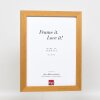 Dřevěný rám na obrazy s profilem 52 v barvě dubu 13x18 cm umělecké sklo