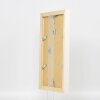 Efektní dřevěný obrazový rám profil 52 bílý 10,5x14,8 cm umělecké sklo