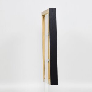 Efektní dřevěný obrazový rám profil 55 černý 10x10 cm umělecké sklo
