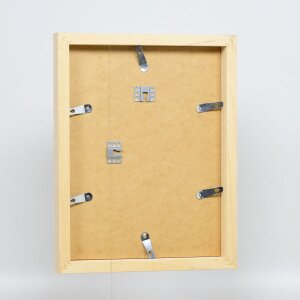 Efektní dřevěný rám na obrazy profil 55 přírodní 13x13 cm umělecké sklo