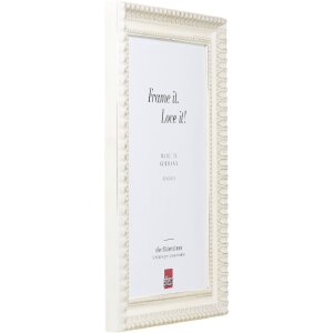 Effect Profil 56 dřevěný rámeček 14,8x21 cm bílý s umělým sklem