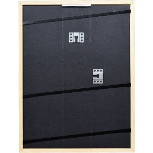 effect Rámeček na obrazy dřevo profil 66 černý 40x40 cm s umělým sklem