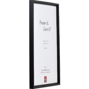 Effect Dřevěný rámeček na obraz profil 69 černý 27x48 cm s umělým sklem