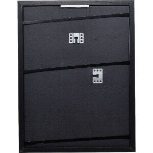 Effect Dřevěný rámeček Profil 74 černý 13x13 cm s umělým sklem