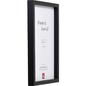 Effect Dřevěný rámeček na obrazy Profil 74 černý 40x60 cm umělý sklo