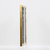 Efektní dřevěný obrazový rám Profile 85 Gold 29,7x42 cm akrylové sklo