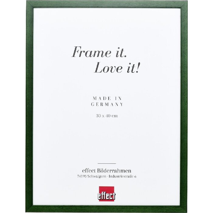 Effect dřevěný rámeček Profil Top S tannengrün 18x24 cm s umělým sklem