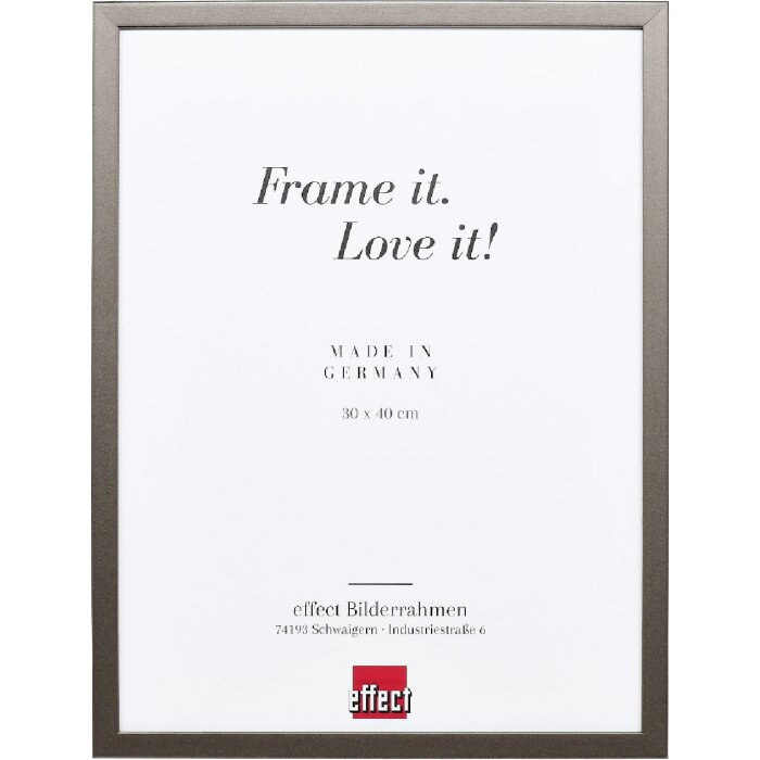 Effect Dřevěný rámeček Profil Top S platin 23x70 cm umělý sklo