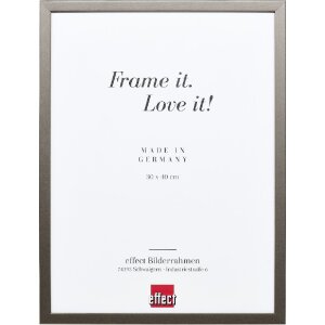 Effect Holzrahmen Profil Top S platin 29,7x42 cm sklo
