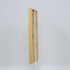 Efektní dřevěný rám profil 35 dub 9x13 cm normální sklo + distanční rámeček
