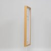 Efektní dřevěný rám profil 35 dub 9x13 cm normální sklo + distanční rámeček