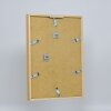 Efektní dřevěný rám profil 35 dub 13x13 cm normální sklo + distanční rámeček