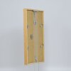 Efektní dřevěný rám profil 35 dub 13x13 cm normální sklo + distanční rámeček