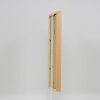 Efektní dřevěný rám profil 35 dub 13x13 cm normální sklo + distanční rámeček