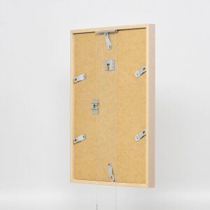 Efektní dřevěný rám profil 35 světle hnědý 20x28 cm normální sklo + distanční rámeček