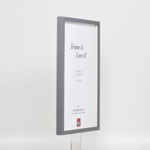 Efektní dřevěný rám profil 35 antracit 50x70 cm normální sklo + distanční rámeček