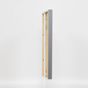 Efektní dřevěný rám profil 35 antracit 50x70 cm normální sklo + distanční rámeček