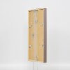 Efektní dřevěný rám profil 35 hnědý 10,5x14,8 cm normální sklo + distanční rámeček