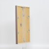 Efektní dřevěný rám profil 35 hnědý 10,5x14,8 cm normální sklo + distanční rámeček