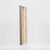 Efektní dřevěný rám profil 35 hnědý 10,5x14,8 cm normální sklo + distanční rámeček