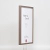 Efektní dřevěný rám profil 35 hnědý 10,5x14,8 cm normální sklo + distanční rámeček