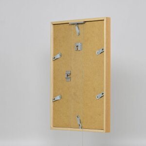 Efektní dřevěný rám profil 35 dub 10,5x14,8 cm normální sklo + distanční rámeček