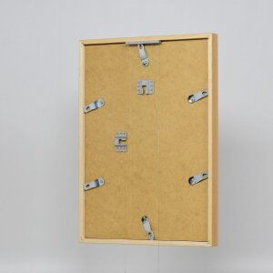 Efektní dřevěný rám profil 35 dub 10,5x14,8 cm normální sklo + distanční rámeček