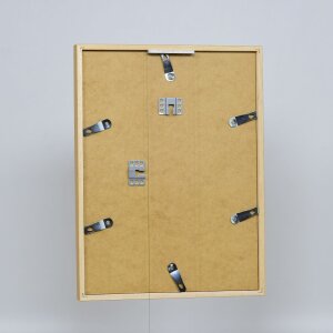 Efektní dřevěný rám profil 35 dub 10,5x14,8 cm normální sklo + distanční rámeček