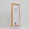 Efektní dřevěný rám profil 35 dub 10,5x14,8 cm normální sklo + distanční rámeček