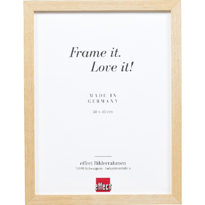 effect Dřevěný rámeček Profil 54 Kalkeiche 30x40 cm s jasným sklem