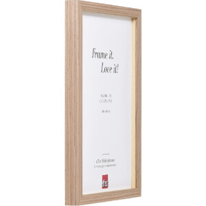 effect Dřevěný rámeček Profil 54 orzechový s jasným sklem