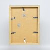 Efektní dřevěný obrazový rám profil 55 černý 10x10 cm normální sklo + distanční lišta