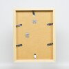 Efektní dřevěný obrazový rám profil 55 bílý 10x10 cm normální sklo + distanční lišta