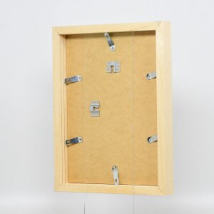 Efektní dřevěný rám na obrazy profil 55 přírodní 50x60 cm normální sklo + distanční lišta