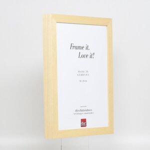 Efektní dřevěný rám na obrazy profil 55 přírodní 50x60 cm normální sklo + distanční lišta