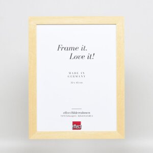 Efektní dřevěný rám na obrazy profil 55 přírodní 50x65 cm normální sklo + distanční lišta